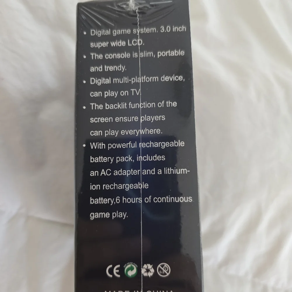 Retro Handheld Game Box Plus Console- New & Sealed!